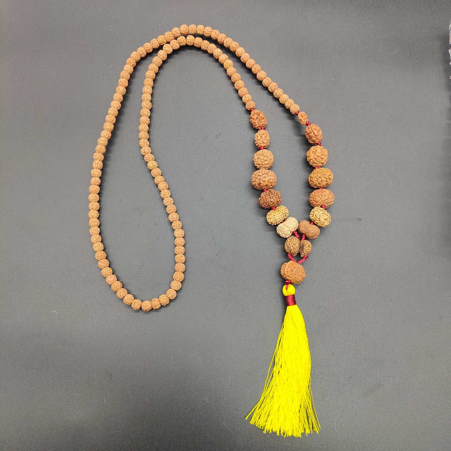 1-14 Mukhi, Ganesh, Gauri Shankh Rudraksha Siddha Mala From Java Big Size