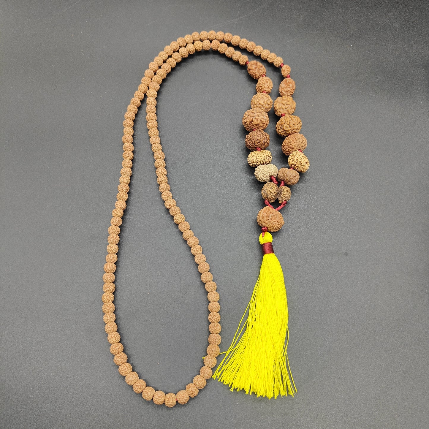 1-14 Mukhi, Ganesh, Gauri Shankh Rudraksha Siddha Mala From Java Big Size
