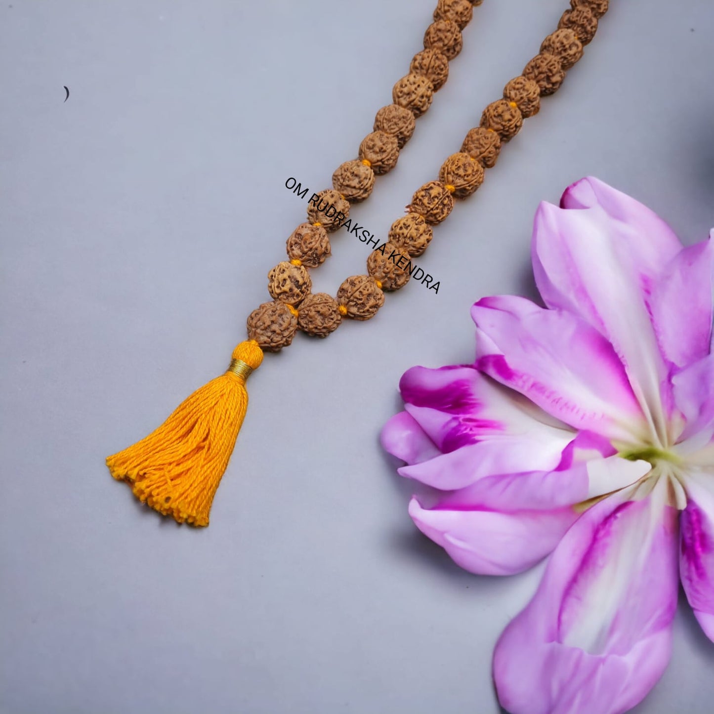 4 Mukhi Nepal Rudraksha Mala 54+1 Beads 18-20mm