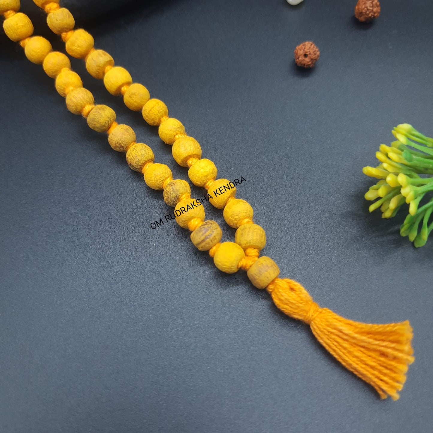 Haldi Mala 108+1 beads  7-8mm