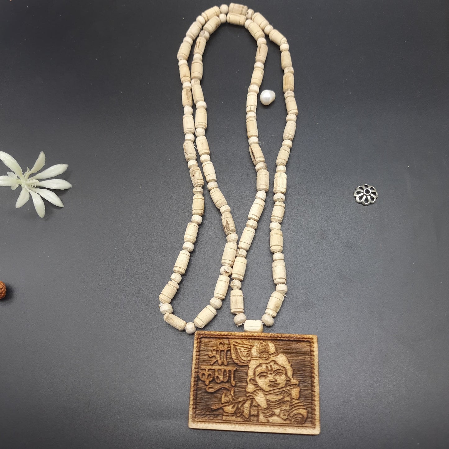 Premium Tulsi Mala with pendant