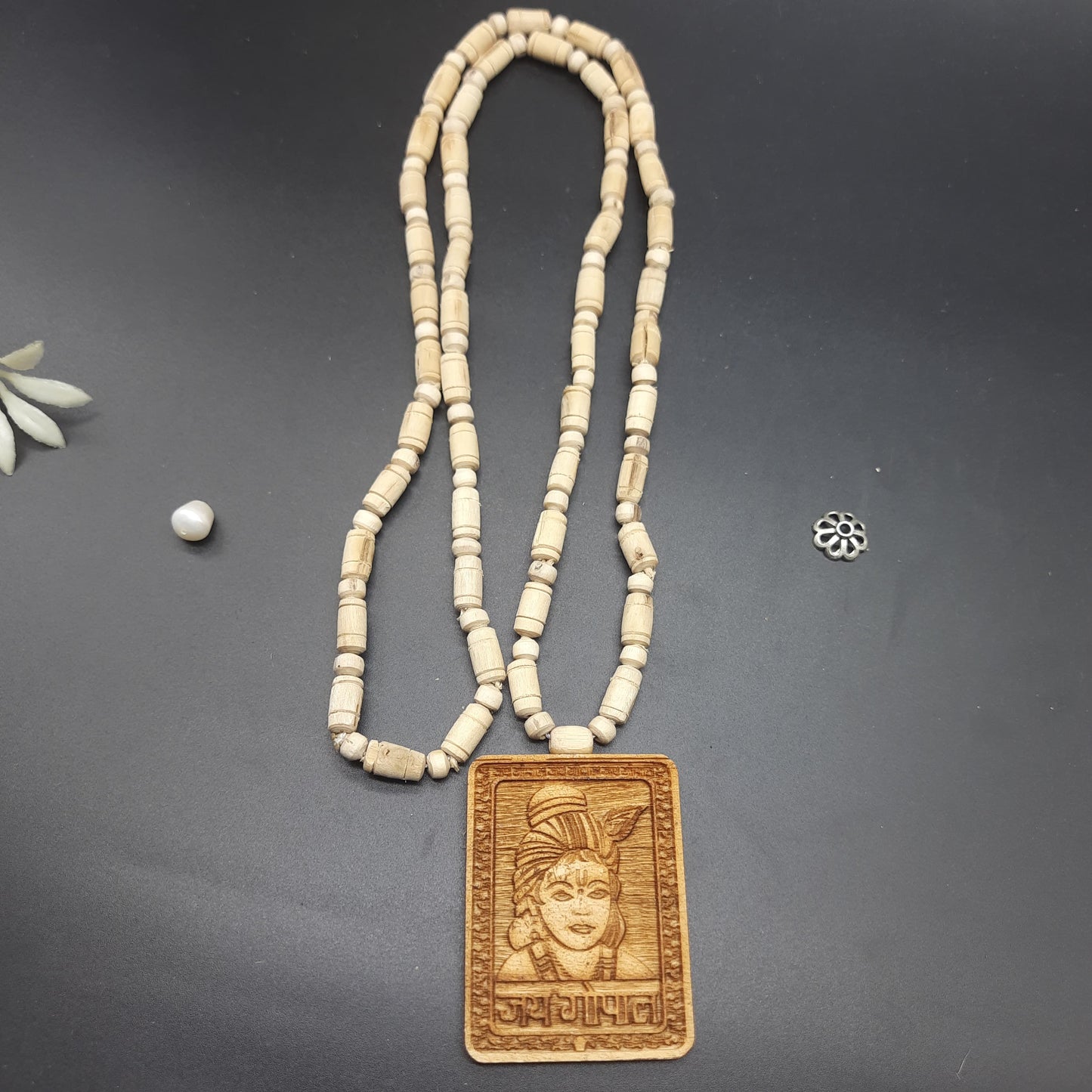 Premium Tulsi Mala with pendant