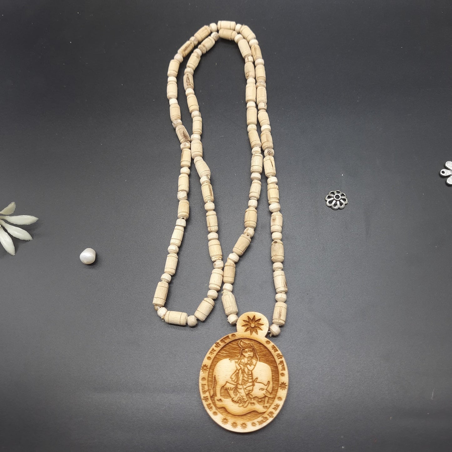 Premium Tulsi Mala with pendant