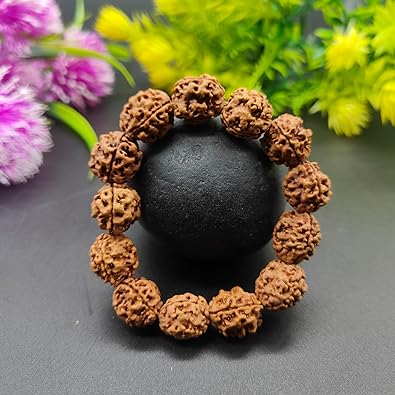 3 Mukhi Three Face Pathri Rudraksha Bracelet From nepal 15-17mm