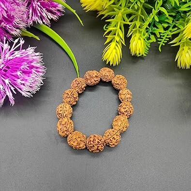 3 Mukhi Three Face Pathri Rudraksha Bracelet From nepal 15-17mm