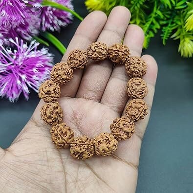 3 Mukhi Three Face Pathri Rudraksha Bracelet From nepal 15-17mm