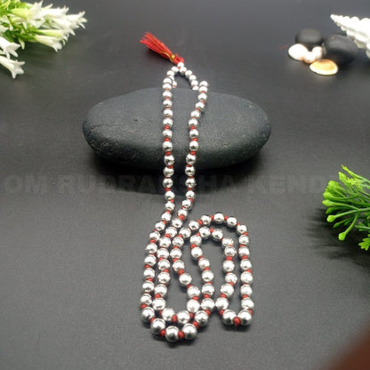 Parad / Mercury Mala 108+1 Beads 6 mm