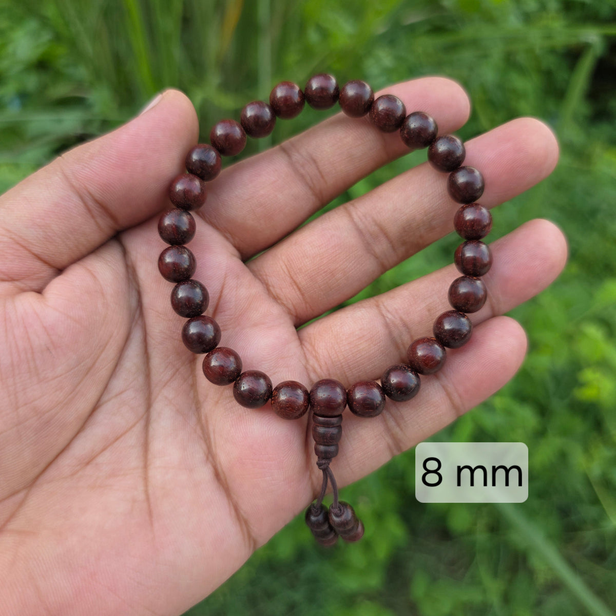 Red Sandalwood bracelet 6mm to 30mm beads