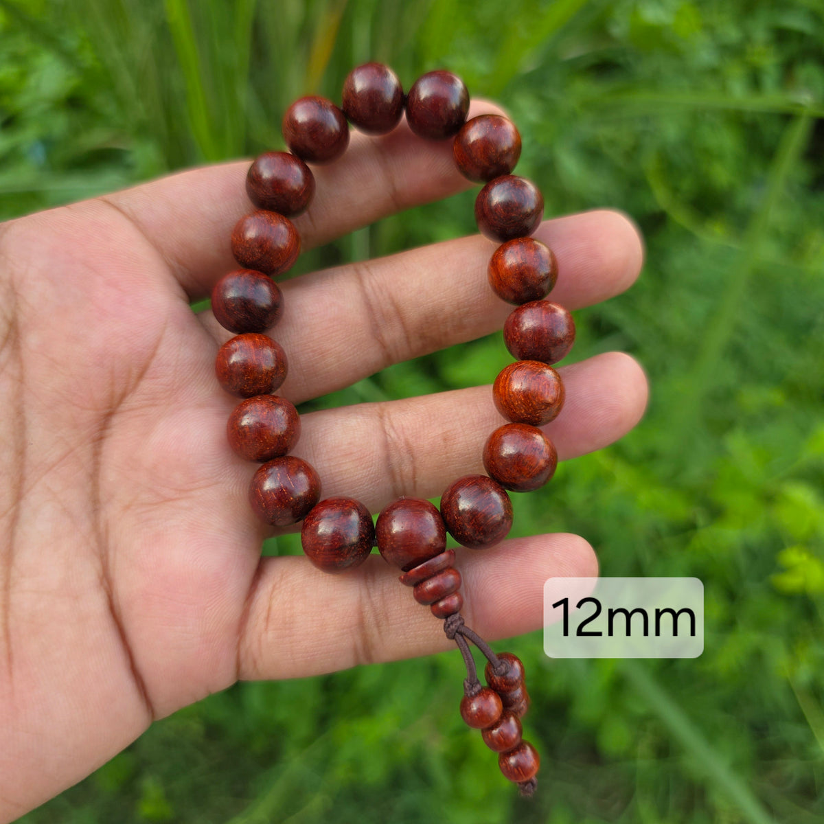 Round Red Sandalwood beads bracelet